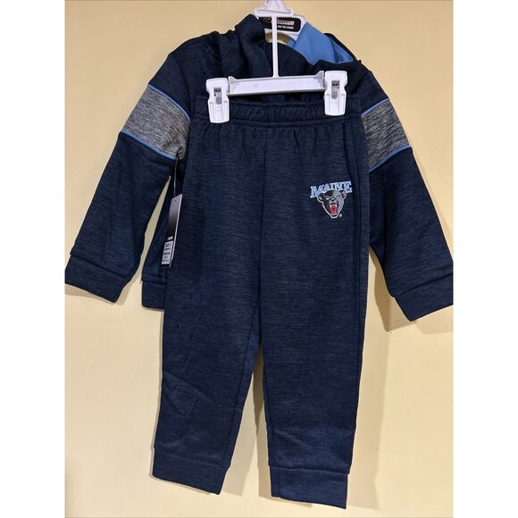 Maine Black Bears Colosseum Outfit Set Hoodie Sweatpants Toddler 3T NEW - Picture 5 of 7